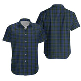 Cockburn Blue Tartan Hawaiian Shirt